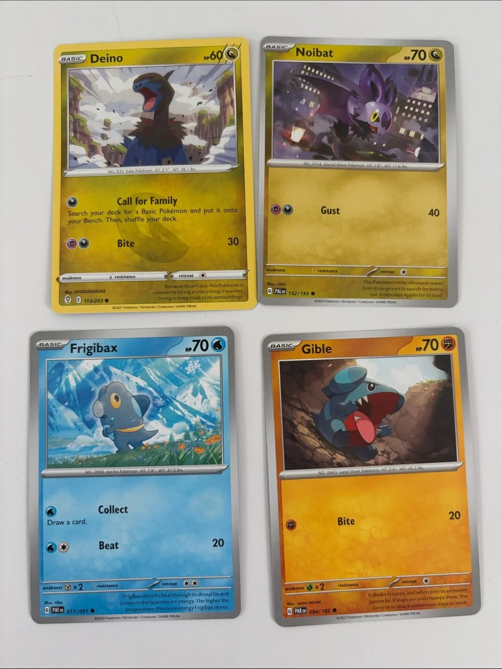 🐉 Dragon Pokémon Card Lot | Dratini Gible Bagon Dreepy Applin ✨5/$25✨